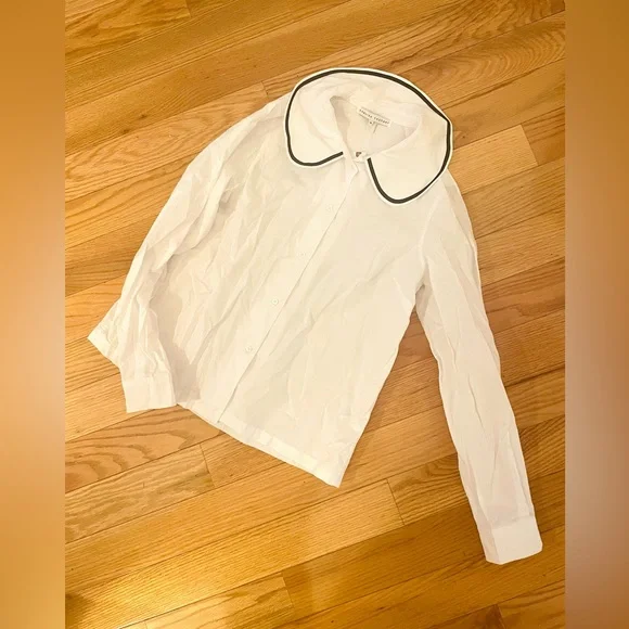 New With Tags* English Factory Collard Blouse by Anthropologie - Picture 5 of 10